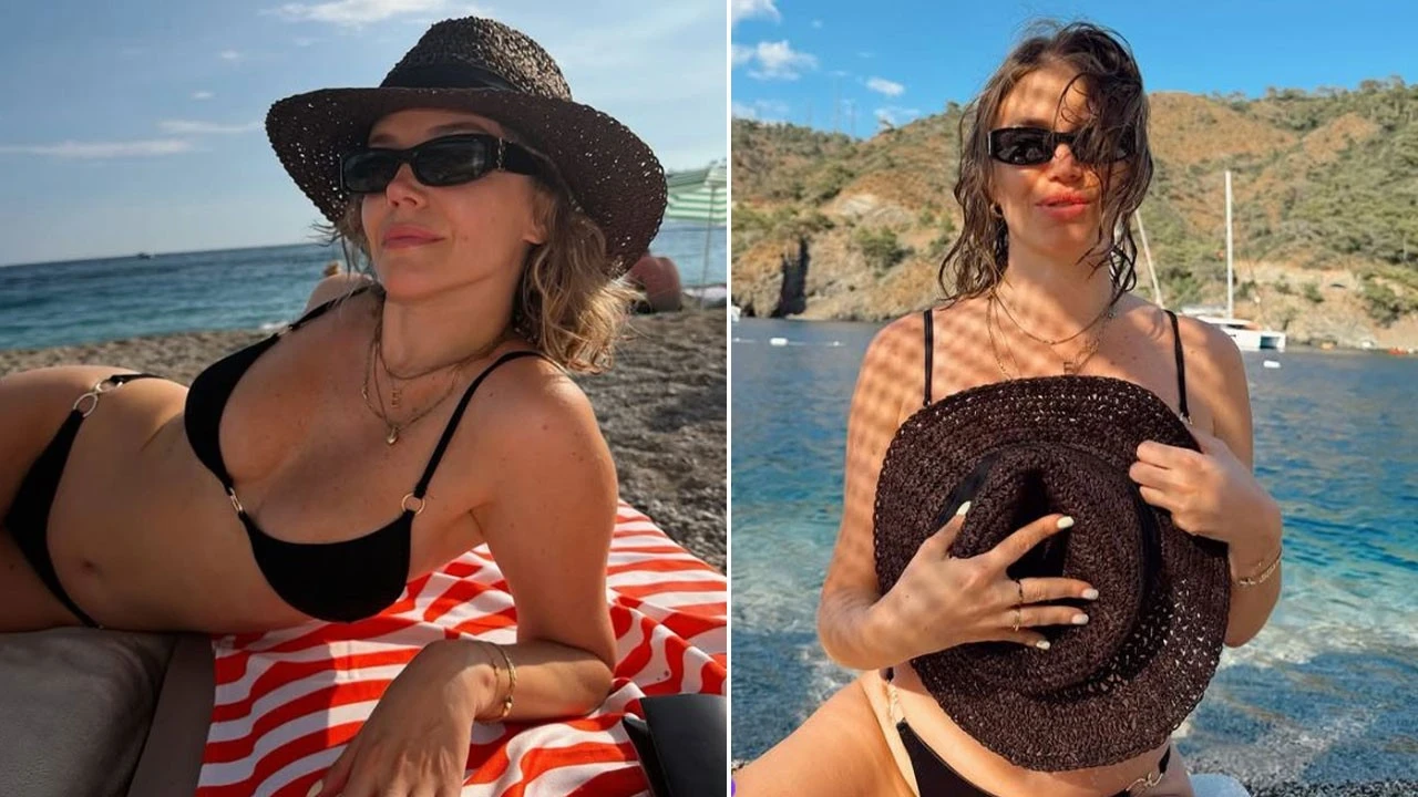 Ecem Karavus tatil paylaşımıyla sosyal medyayı salladı! Bikinili pozlarını peş peşe paylaştı