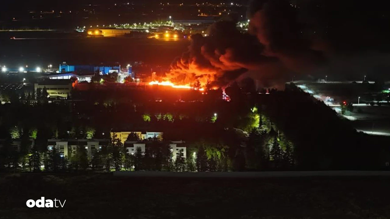 Eskişehir TUSAŞ'ta yangın