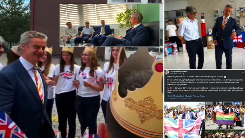 İngiliz elçiden FETÖ okuluna eşcinsel destek ziyareti