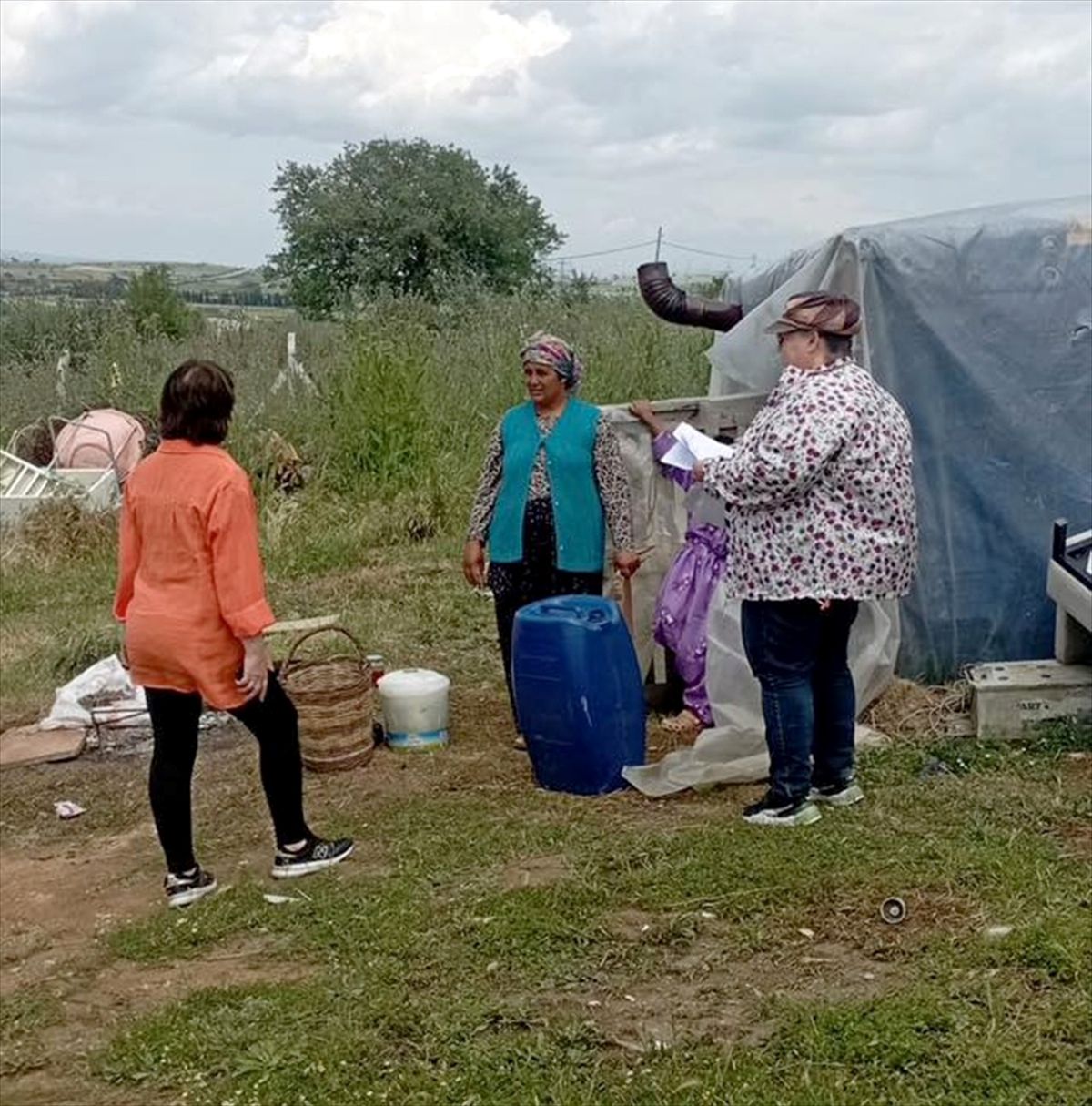 Gelibolu'da mevsimlik tarım işçilerine sağlık desteği