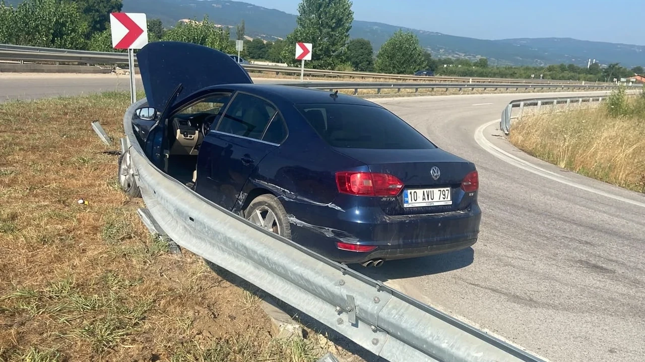 Navigasyon yanlış yönlendirince kaza yaptı