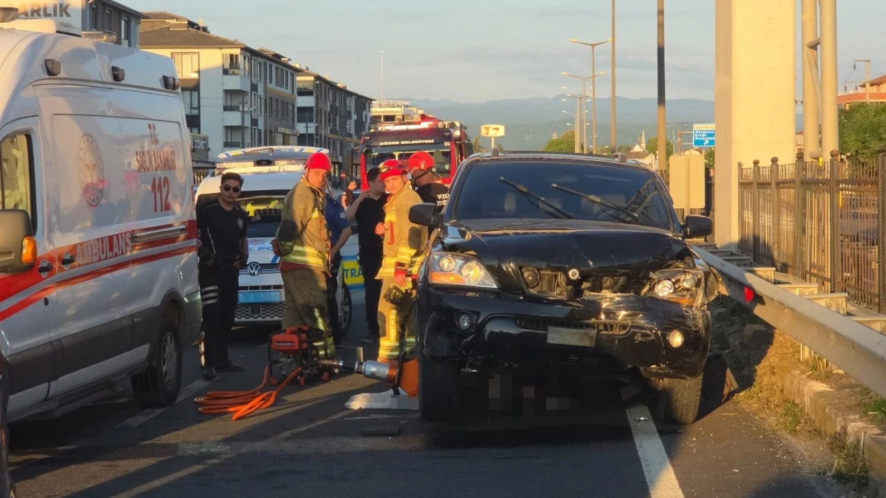 Zincirleme kaza: 1 ölü, 1 yaralı