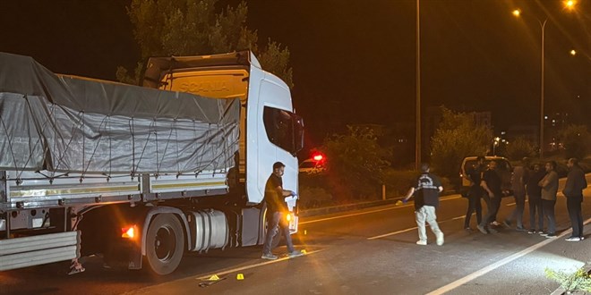 Ormanda bir kişiyi yaraladıktan sonra kaçarken TIR'ın çarptığı şüpheli öldü