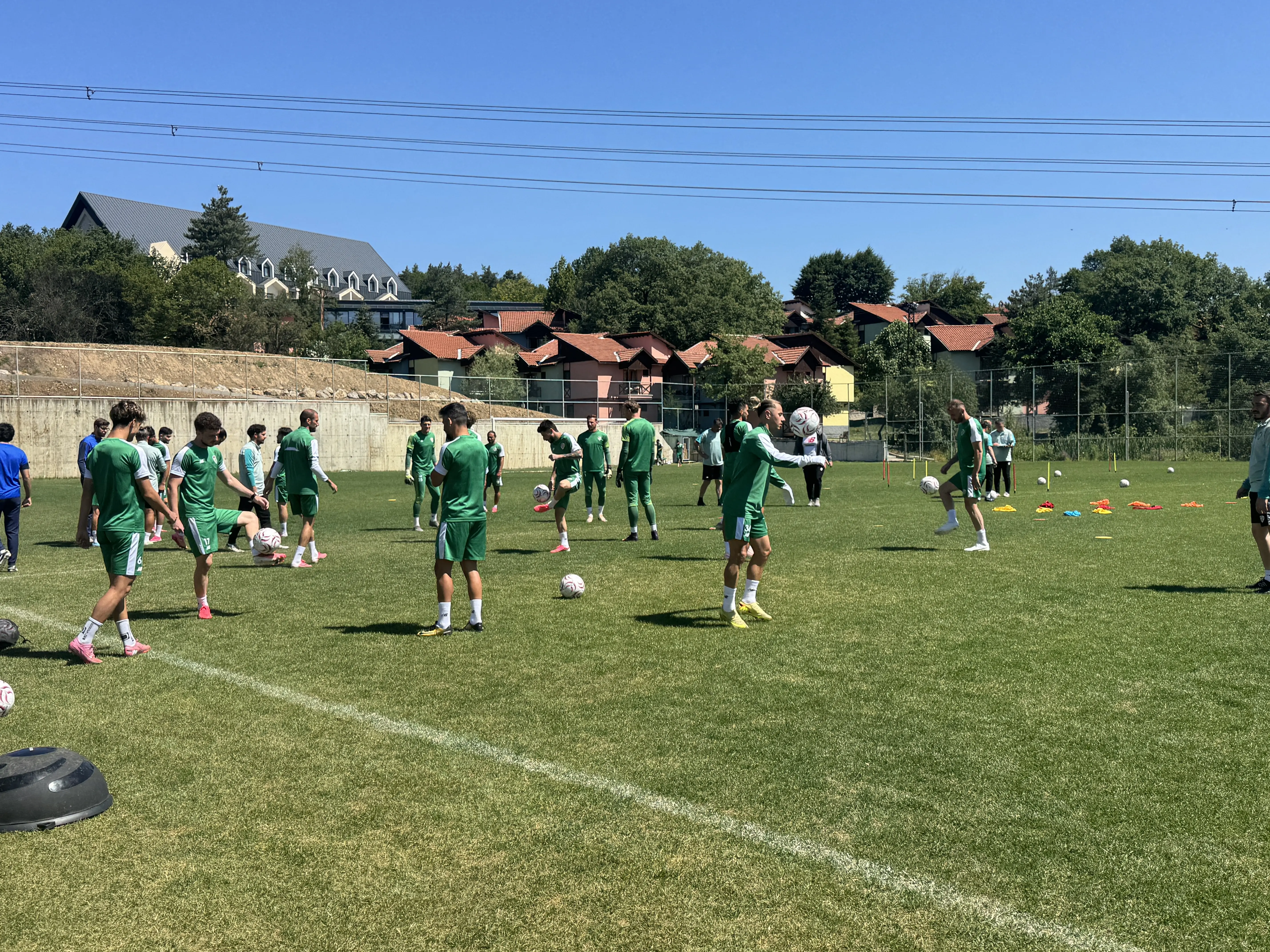 Bursaspor, hazırlıklarını Bolu'da devam ediyor