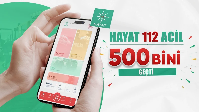 HAYAT 112’ye 3 milyon ihbar yapıldı: Gizli mod özelliği bulunuyor