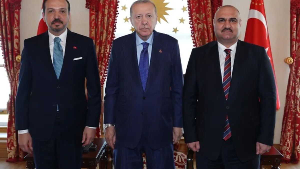 Başkan Erdoğan Kerkük Valisi Ağa’yı kabul etti