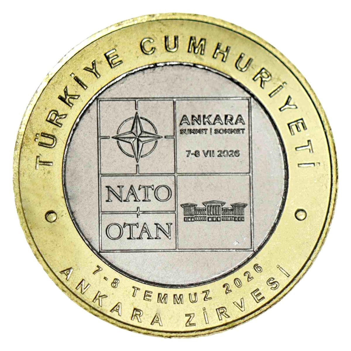 NATO Zirvesi'ne özel madeni para