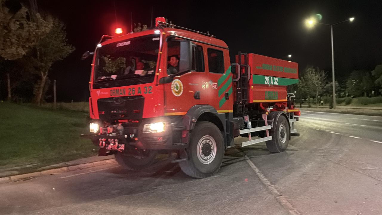 Eskişehir'de TEI yerleşkesinde yangın
