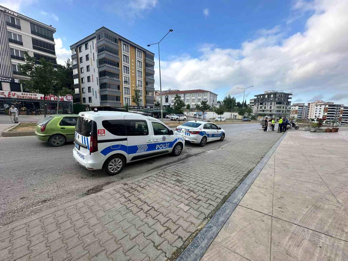 Samsun'da motosiklet kazası: 1 yaralı