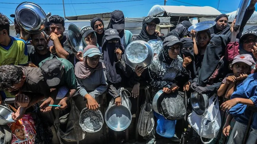 Ateşkese rağmen İsrail ablukasının devam ettiği Gazze'de Filistinlilerin "açlıkla" imtihanı sürüyor