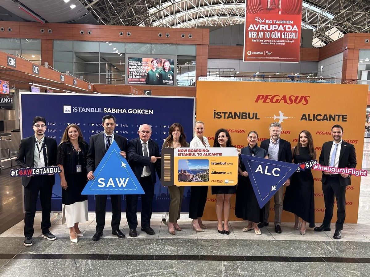 Sabiha Gökçen'in İspanya ağı Alicante ile genişliyor