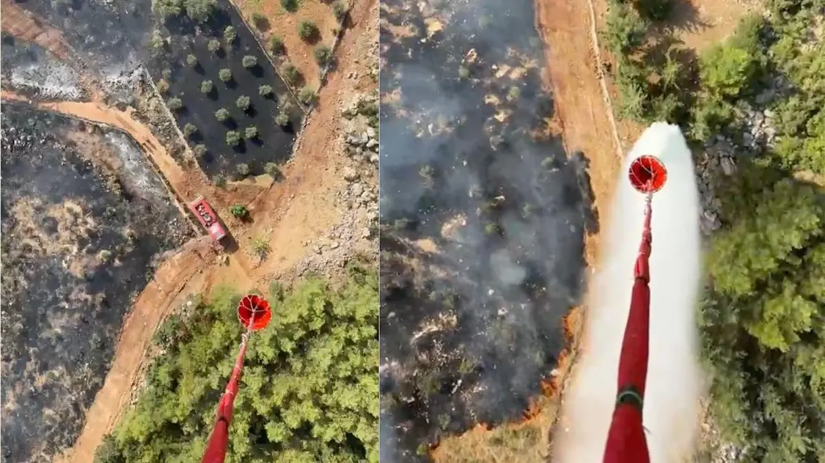 Alevler ormana yaklaştı! Antalya'da yangın alarmı