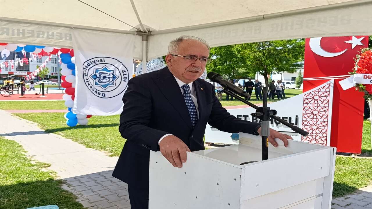 MHP'li Kalaycı Konya'da Devlet Bahçeli Parkı açılış töreninde konuştu