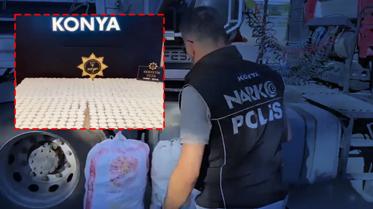 Konya'da uyuşturucu operasyonu! Binlerce sentetik hap ele geçirildi: 5 gözaltı