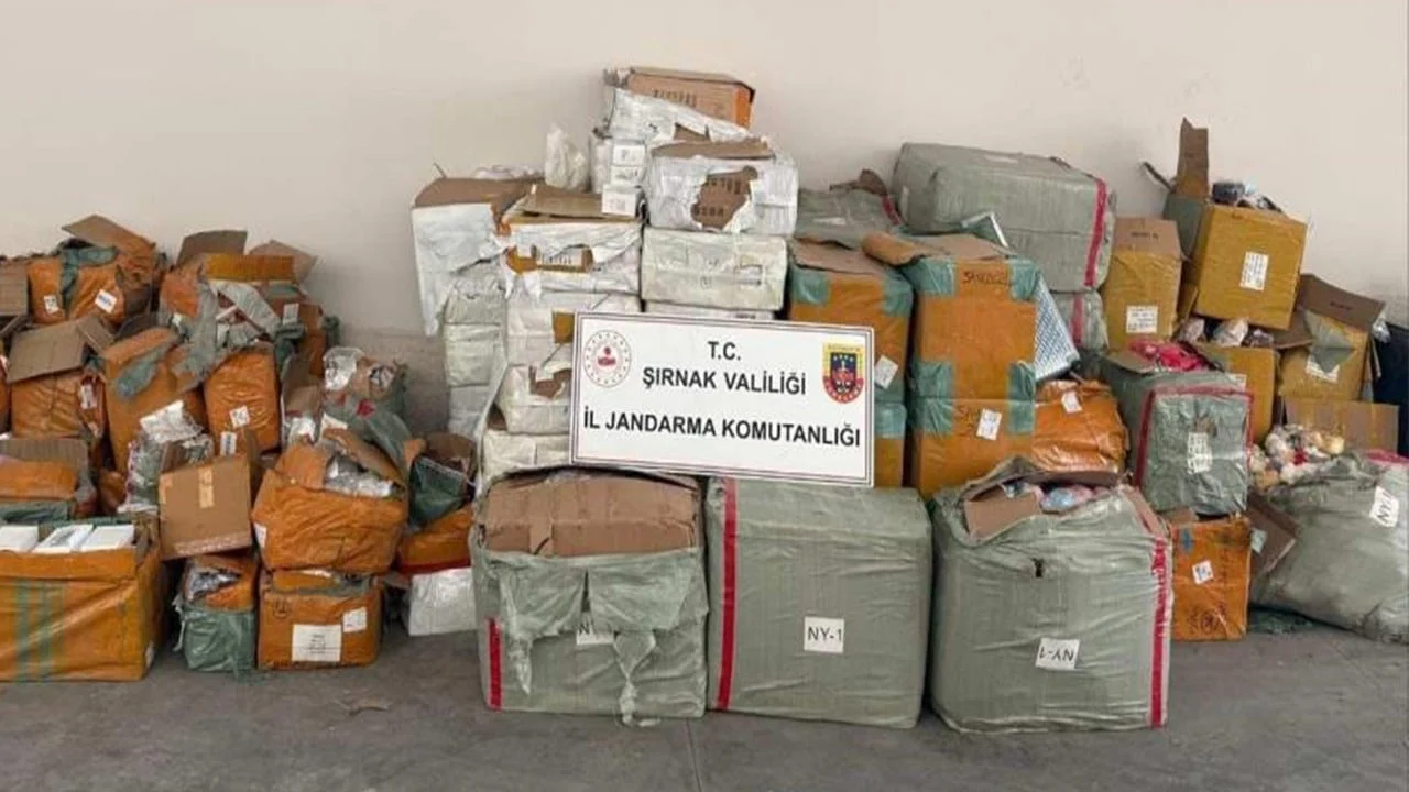 Şırnak'ta 77 milyon liralık kaçak ürün ele geçirildi