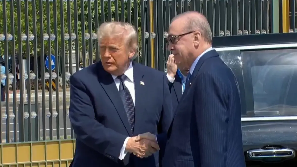 Ankara'da tarihi gün... Başkan Erdoğan, Trump'ı Beştepe'de karşılıyor