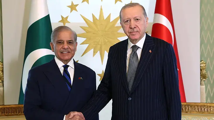Cumhurbaşkanı Erdoğan, Pakistan Başbakanı Şerif'i kabul etti