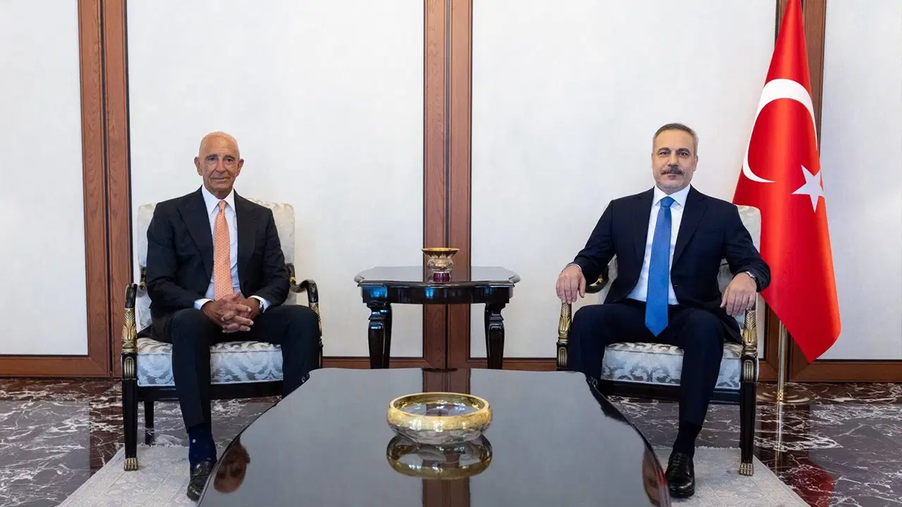 Hakan Fidan, ABD'nin Ankara Büyükelçisi Tom Barrack ile bir araya geldi