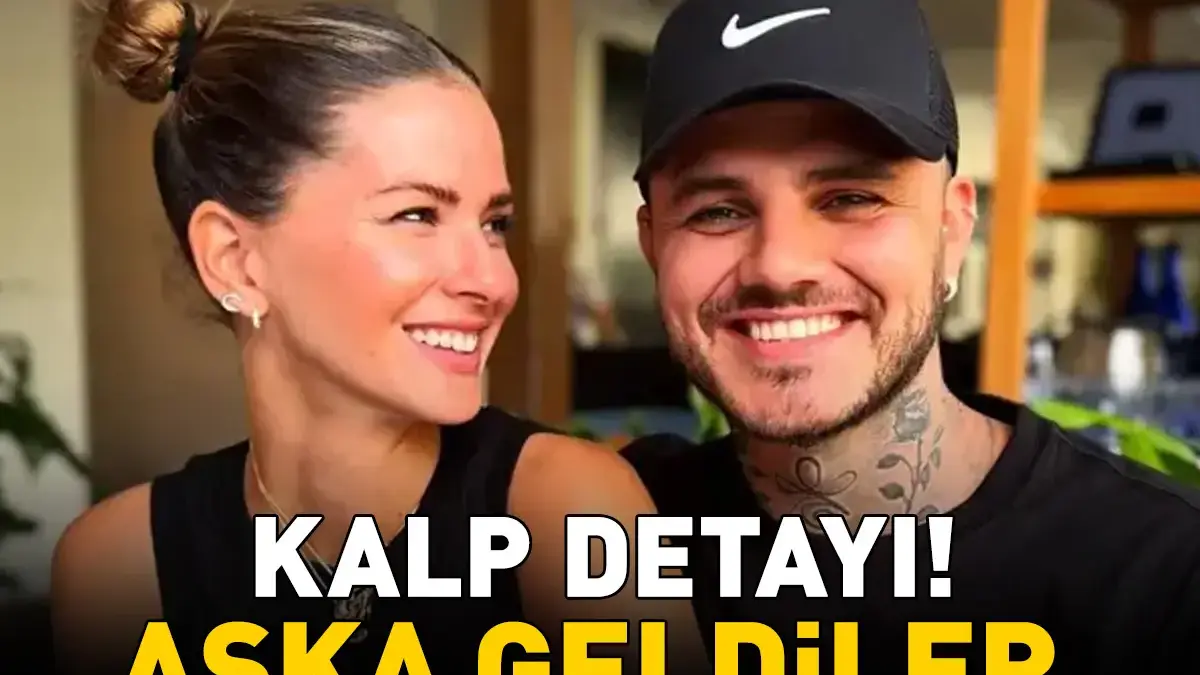 Galatasaray'a veda etmişti! KALP DETAYI! Mauro Icardi ile China Suarez aşka geldi!