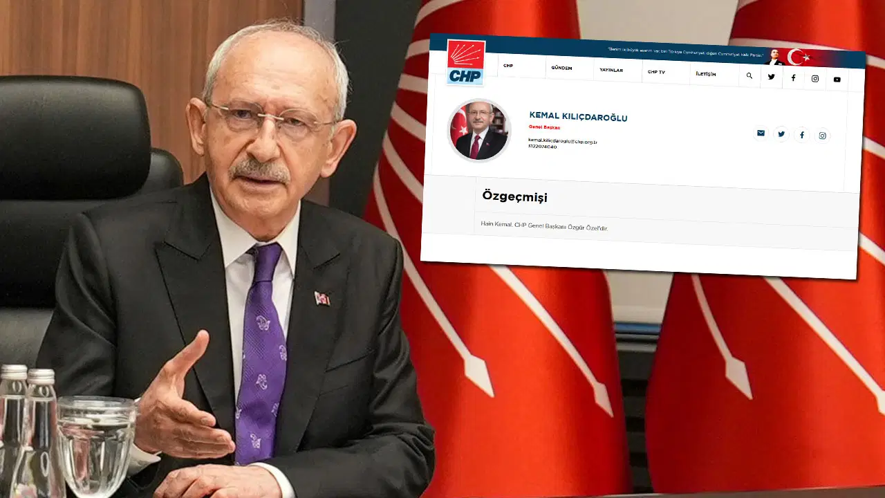 CHP'nin internet sitesi hacklendi: Kemal Kılıçdaroğlu'nun sayfasına 'Hain Kemal' yazıldı
