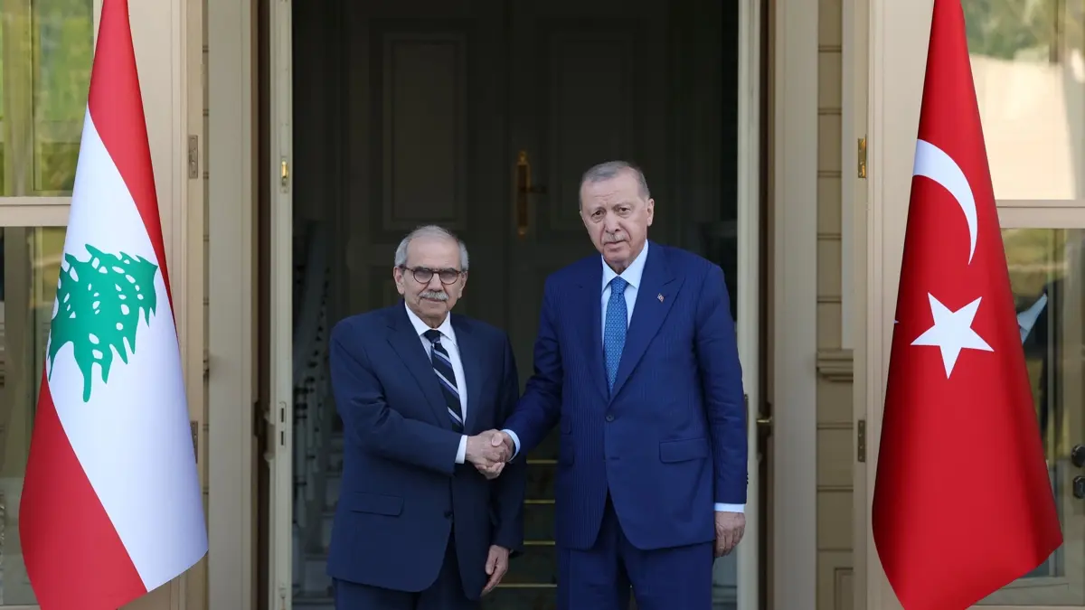 Başkan Erdoğan, Lübnan Başbakanı Nevvaf Selam'ı kabul etti
