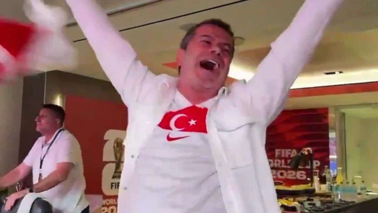 Cüneyt Özdemir’in gol sevinci sosyal medyayı salladı