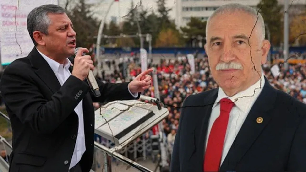CHP mitinginde Kılıçdaroğlu destekçisi vekile protesto: Özgür Özel aracına alarak kurtardı!