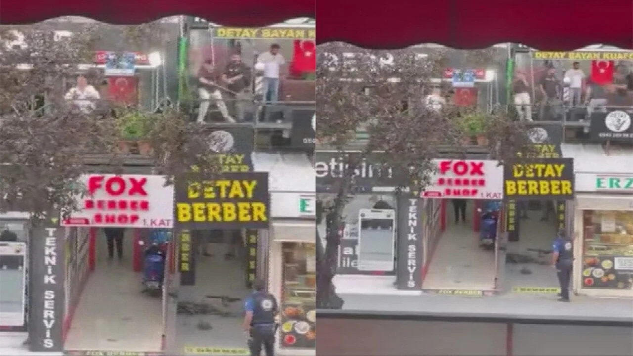 Ankara’nın göbeğinde taşlı sopalı berber barbarlığı