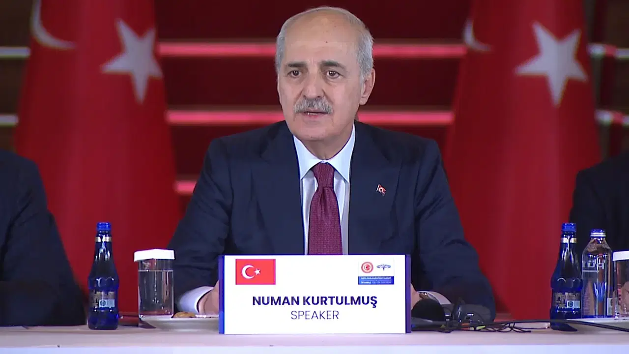 Numan Kurtulmuş'tan NATO Parlamenter Zirvesi açılışında dikkat çeken çağrı: 'Gelin yeni bir dünyanın kuruluşunun kapılarını sonuna kadar açalım...'