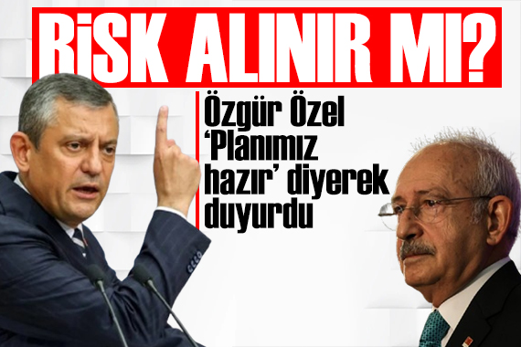 Özgür Özel'den seçim çıkışı: Bu risk alınır mı?