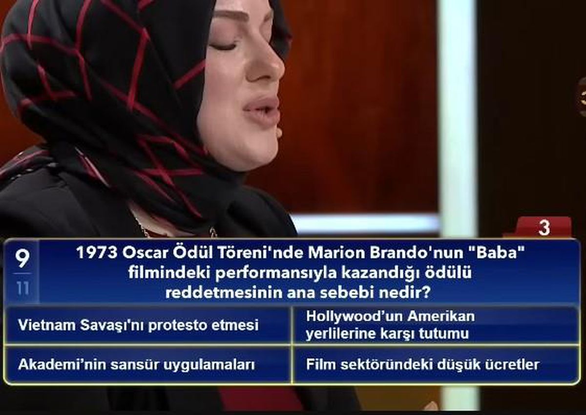 1973 Oscar Ödül Töreni'nde Marion Brando'nun "Baba" filmindeki performansıyla kazandığı ödülü reddetmesinin ana sebebi n..