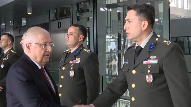Milli Savunma Bakanı Yaşar Güler NATO Karargahı'nda