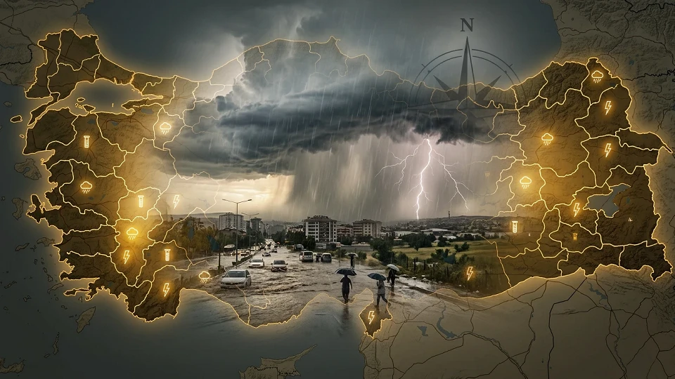 AFAD ve Meteoroloji'den sarı kodlu uyarı: 22 ilde şiddetli sağanak ve sel başlıyor | Gündem Haberleri