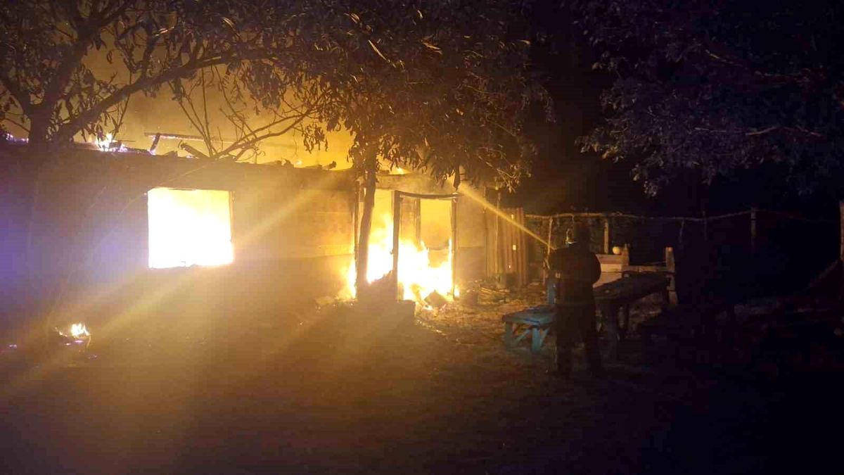 Bilecik'te bahçe fırınındaki ateş bağ evine sıçradı