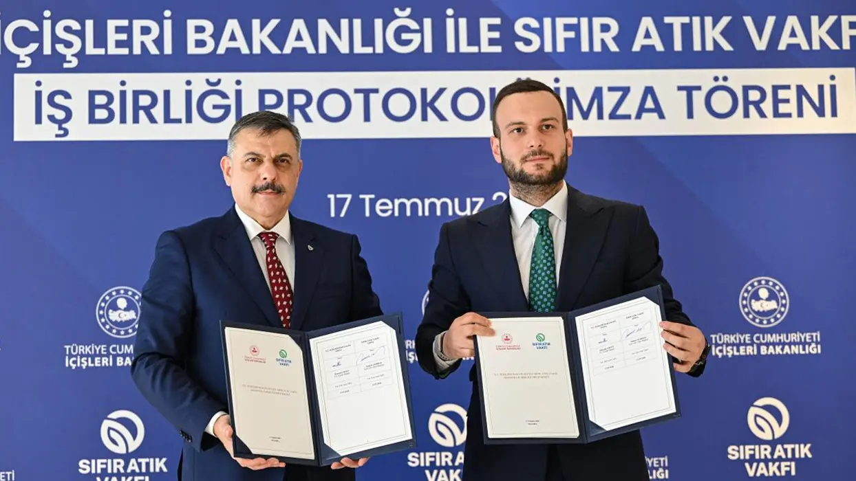 İçişleri Bakanlığı ile Sıfır Atık Vakfı Arasında iş birliği protokolü imzalandı