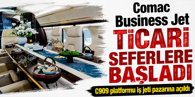 İlk Comac Business Jet Göklerle Buluştu