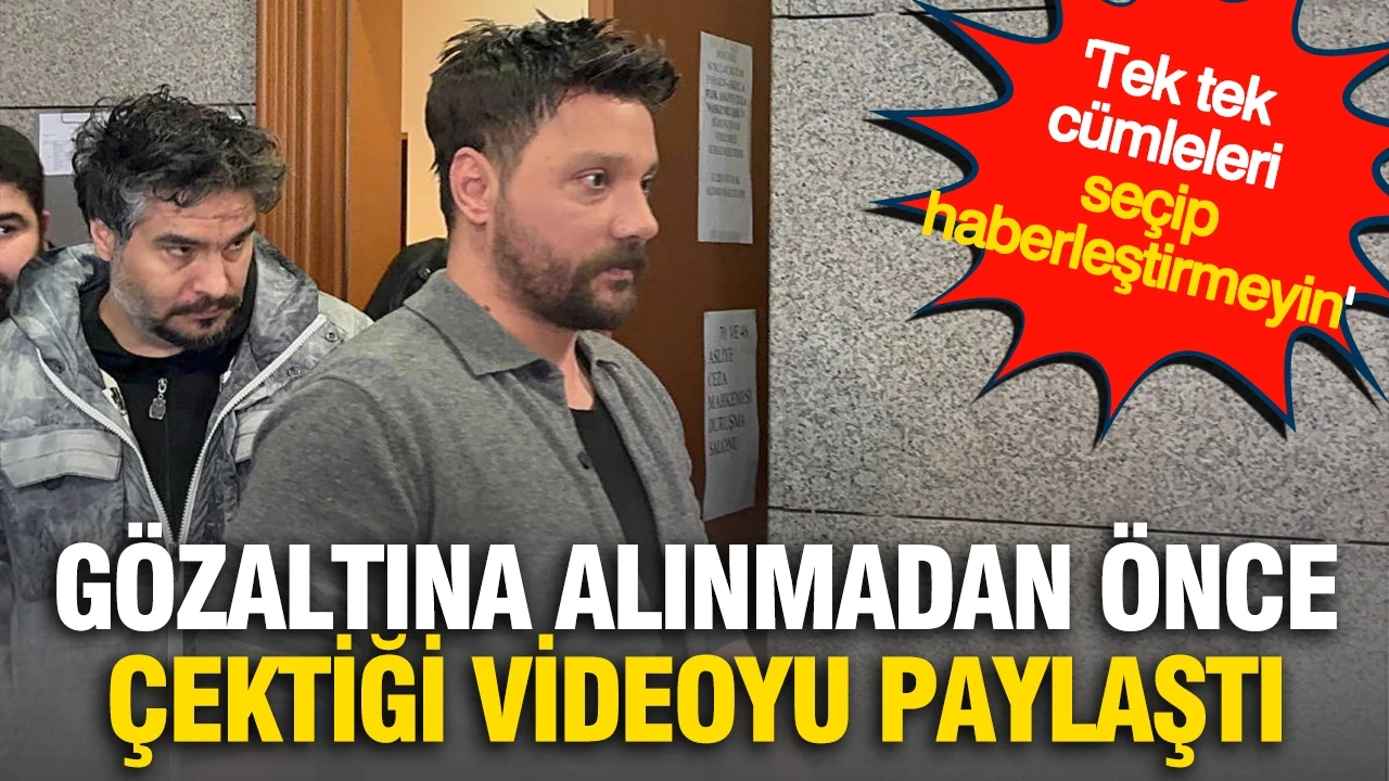 Oğuzhan Uğur, gözaltına alınmadan önce çektiği uzun bir video kaydını paylaştı
