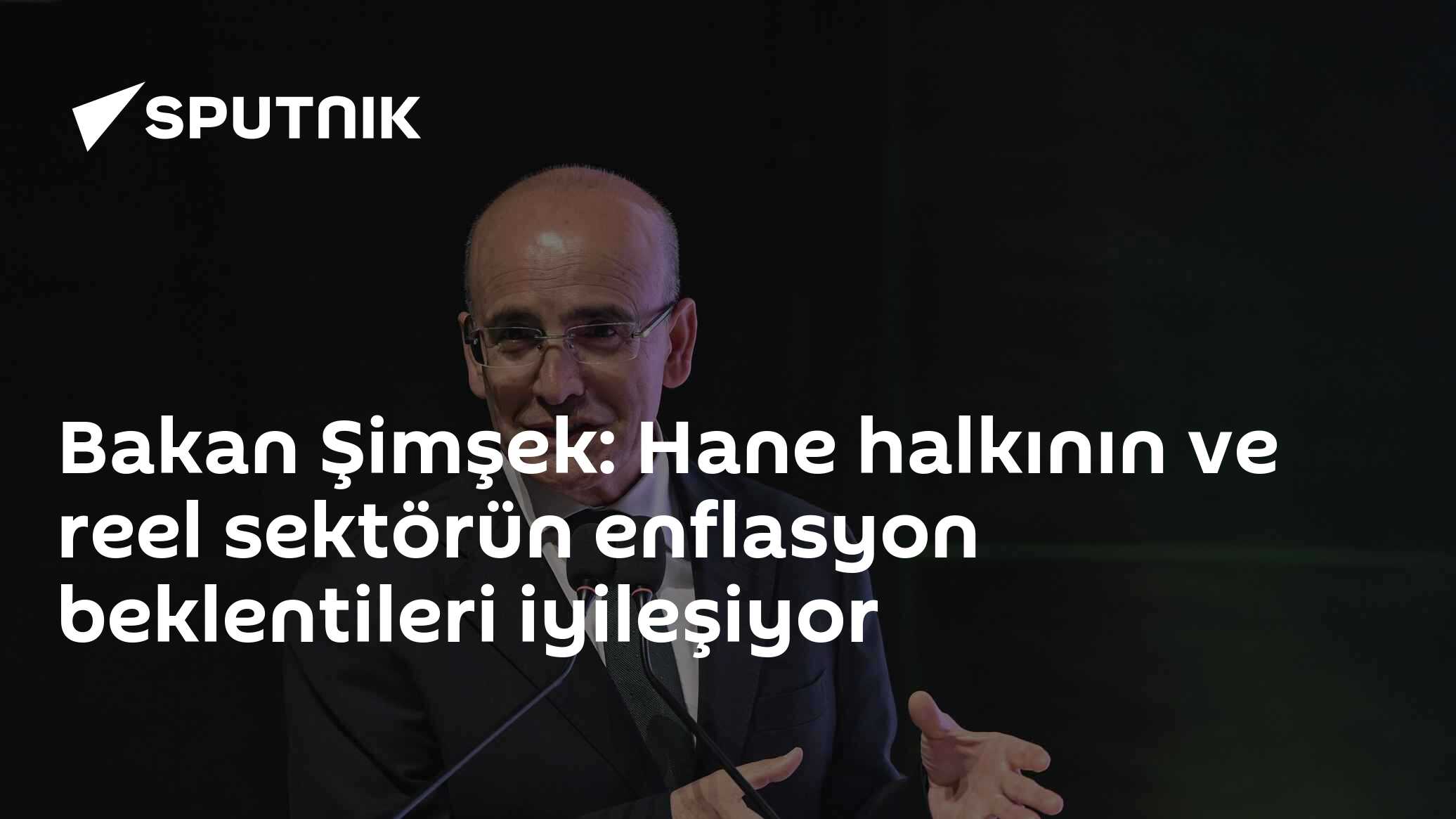 Bakan Şimşek: Hane halkının ve reel sektörün enflasyon beklentileri iyileşiyor