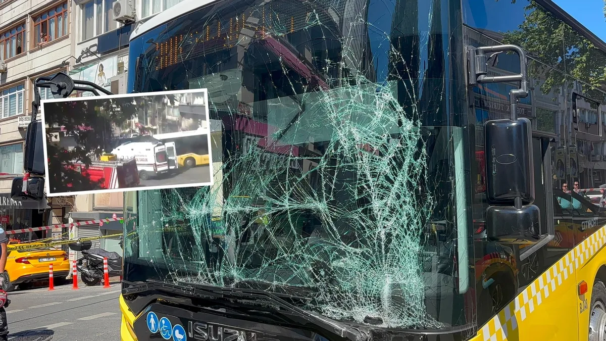 Boş yolda bile İETT dehşeti: Otobüs ambulansa çarpıp devirdi! 5 yaralı