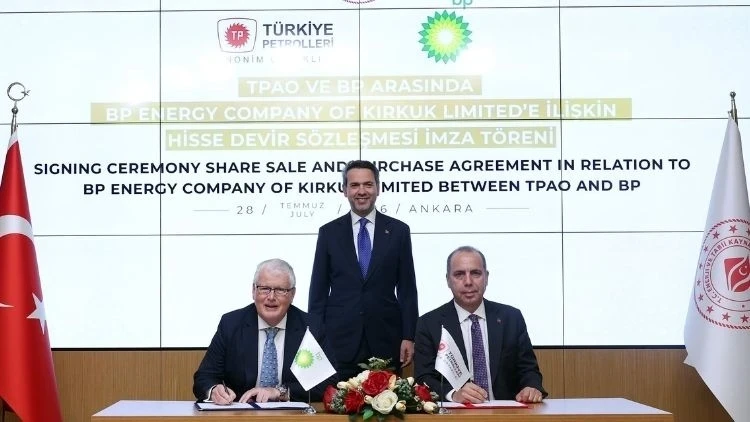 TPAO, BP'nin Kerkük merkezli şirketinin yüzde 15 hissesini satın aldı