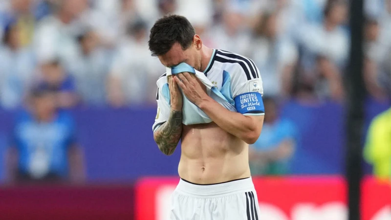 Messi attığı golün ardından neden ağladı? Maç sonu açıklama geldi