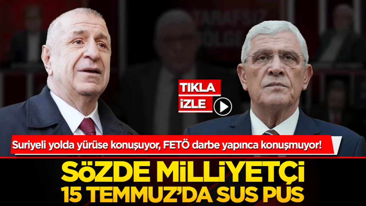 Suriyeli yolda yürüse konuşuyor, FETÖ darbe yapınca konuşmuyor! Sözde milliyetçi 15 Temmuz’da sus pus