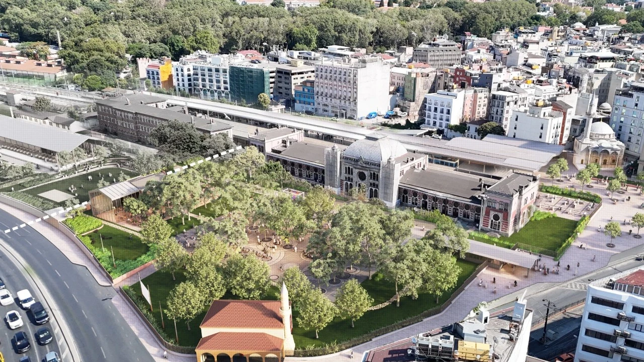 Bakan Ersoy Sirkeci Gar sahasındaki dönüşümü ilk kez paylaştı
