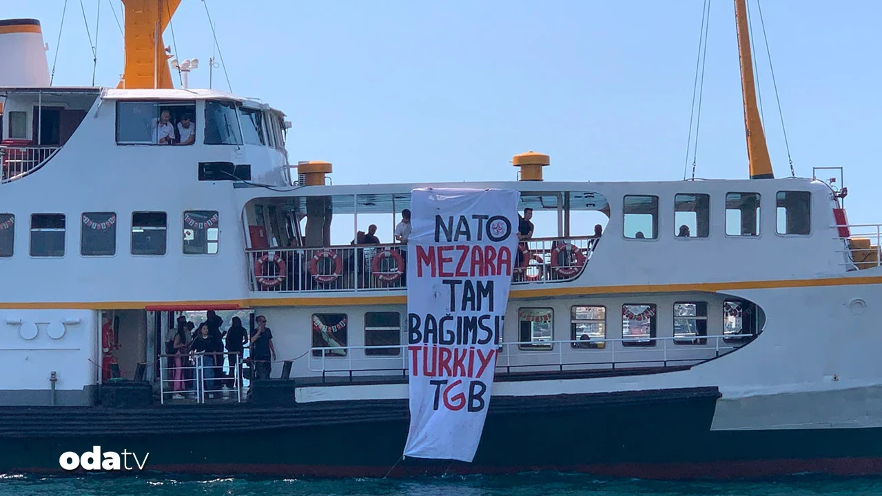 NATO parlamenterlerine TGB'den sürpriz eylem