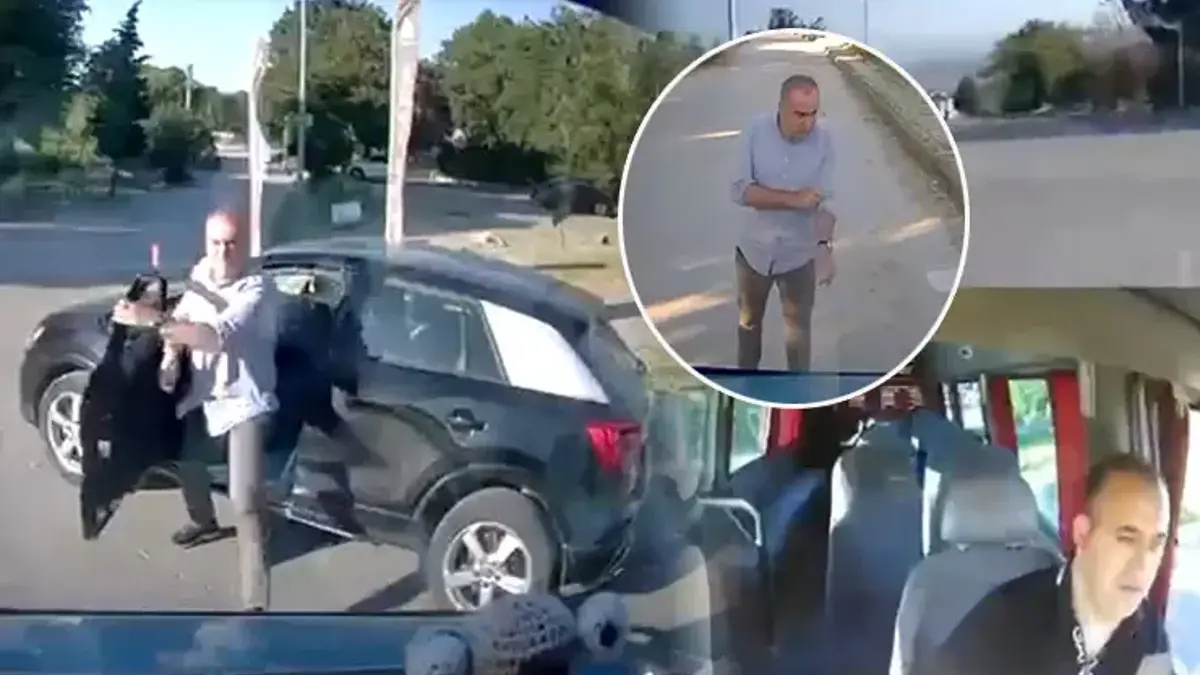 Savcı ile minibüs şoförünün trafikteki tartışması kamerada! Başsavcılık soruşturma başlattı