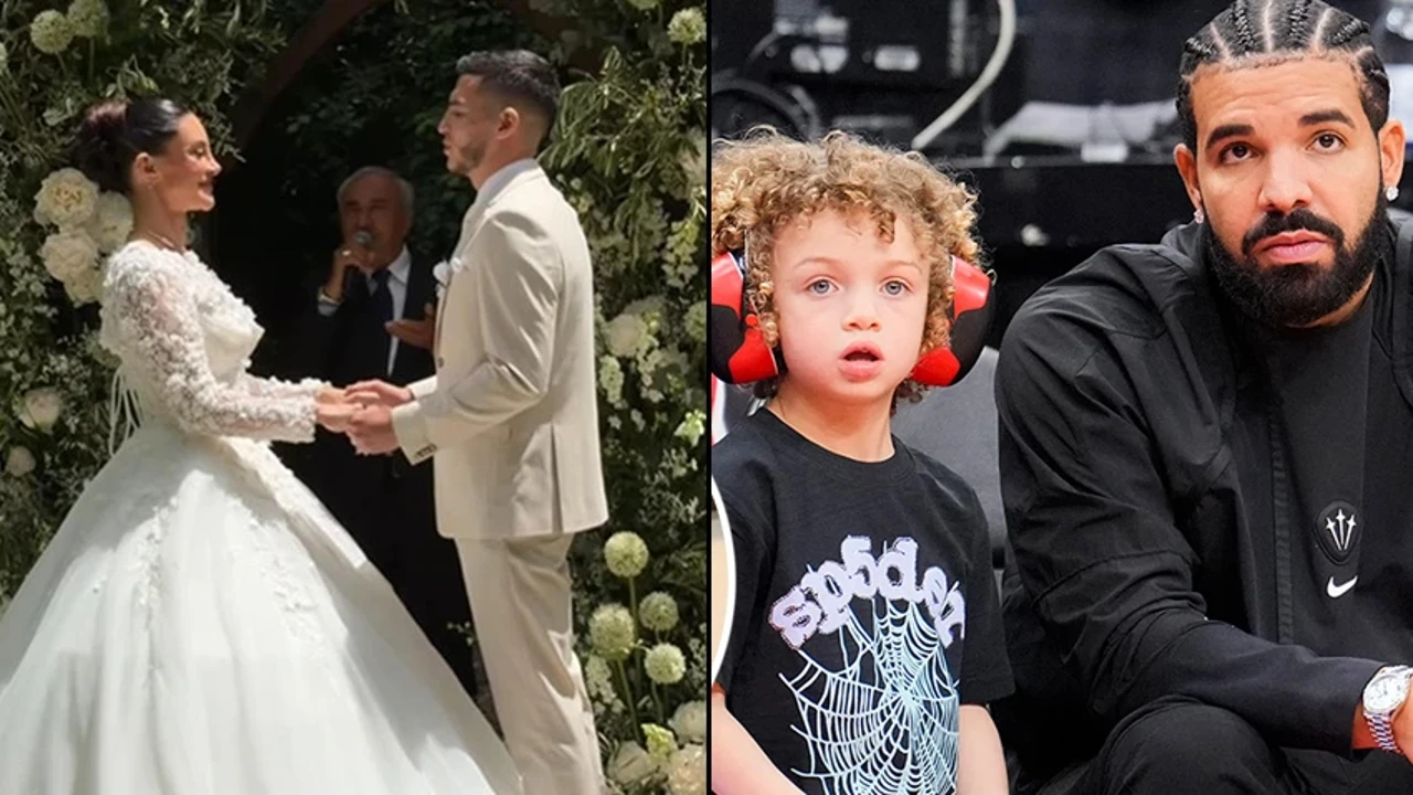 Drake'in eski sevgilisi Sophie Brussaux Türk sporcu Efe Çalışkan ile evlendi!