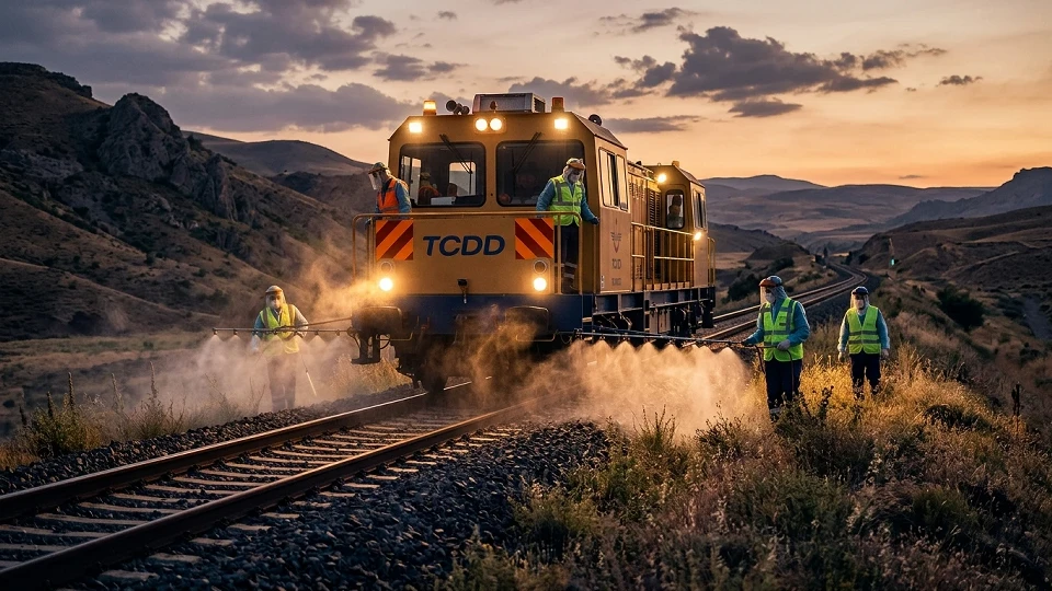TCDD'den zehirli ilaçlama uyarısı: Çadırkaya-Süngütaşı tren hattında 12 gün boyunca sürecek | Türkiye Haberleri