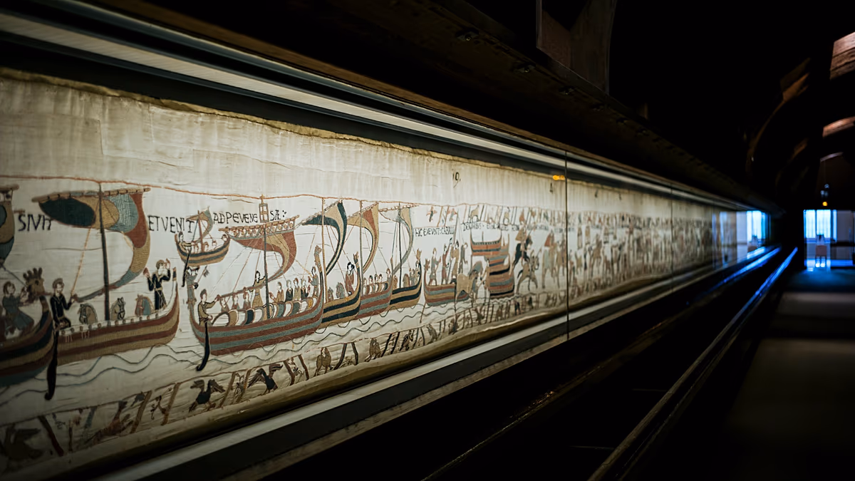 Bayeux duvar halısı, tarihi transferle British Museum'a ulaştı