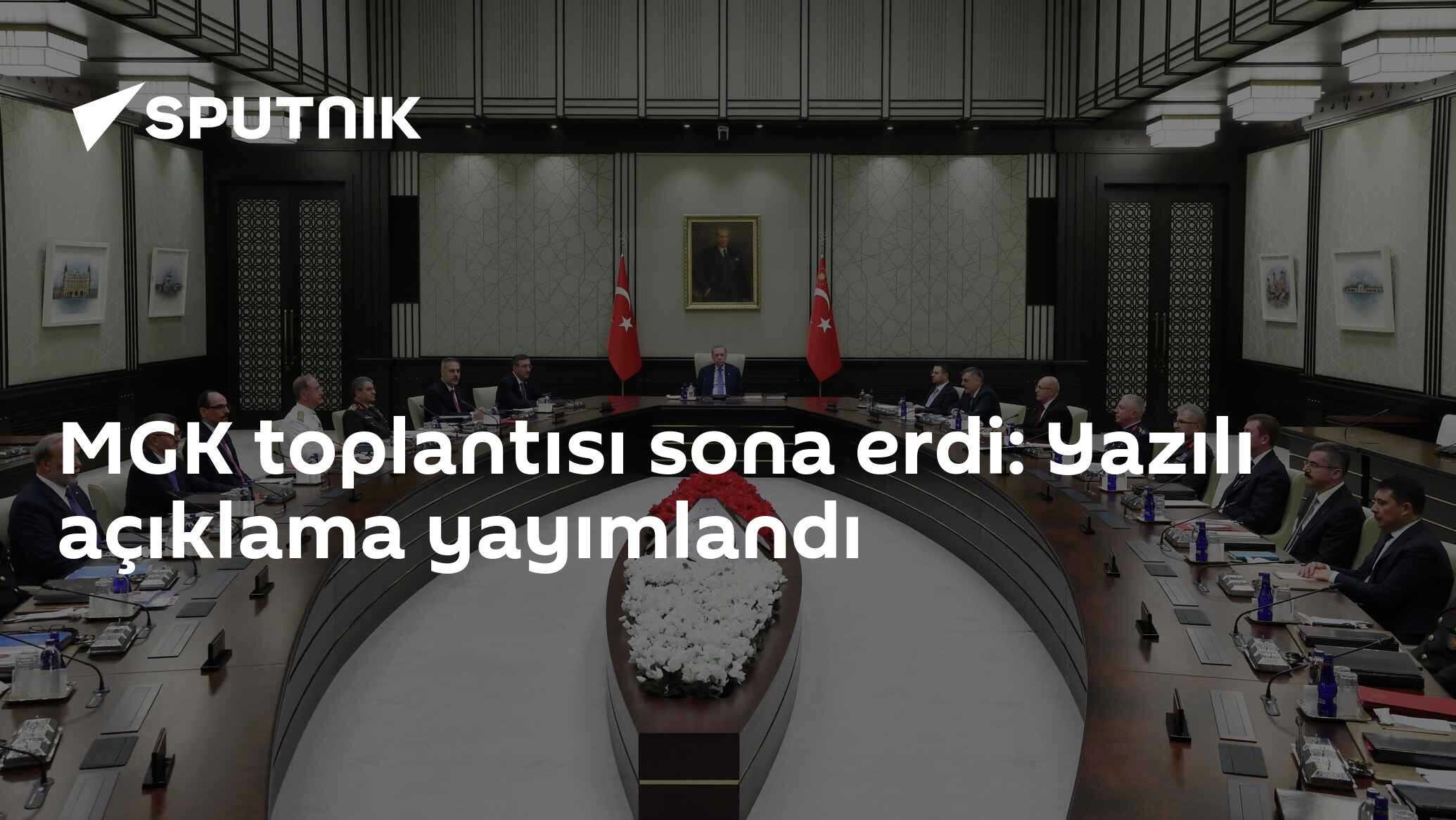 MGK toplantısı sona erdi: Yazılı açıklama yayımlandı