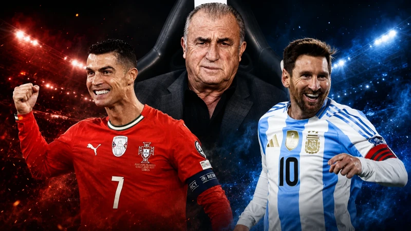 Fatih Terim'den ezber bozan Messi-Ronaldo çıkışı! Canlı yayında öyle bir şey söyledi ki…